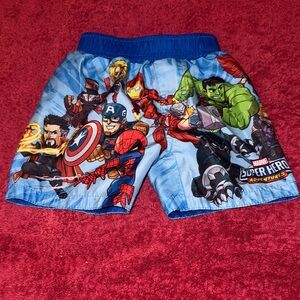 Marvel Super Hero Adventures Kids' Blue Shorts